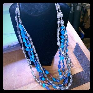 Antique necklace with turquoise stones